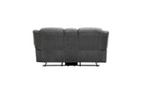 Brennen Double Reclining Loveseat With Center Console In Charcoal 9204Cc - 2 | Homelegance | Home Elegance USA