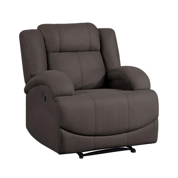 Camryn 3 Piece Double Reclining Living Room Set In Chocolate 9207Chc*3 | Homelegance | Home Elegance USA