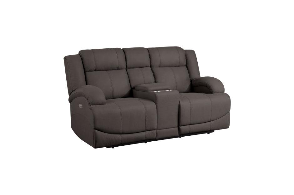 Camryn 2 Piece Power Double Reclining Sofa Set In Chocolate 9207Chc*2Pw | Homelegance | Home Elegance USA