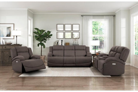 Camryn 3 Piece Power Reclining Living Room Set In Chocolate 9207Chc*3Pw | Homelegance | Home Elegance USA