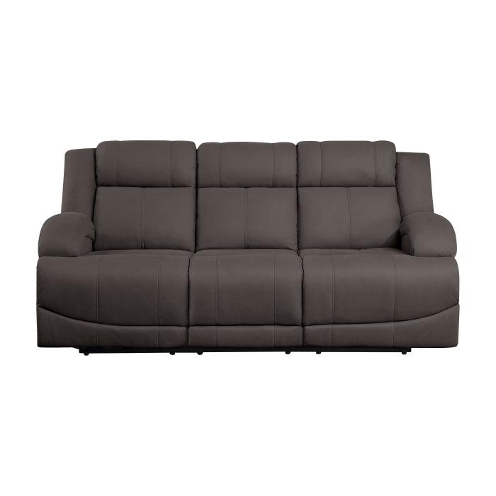 Camryn Power Double Reclining Sofa In Chocolate 9207Chc - 3Pw | Homelegance | Home Elegance USA