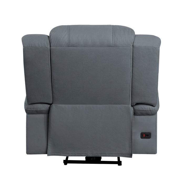 Camryn Power Reclining Chair In Graphite Blue 9207Gpb - 1Pw | Homelegance | Home Elegance USA
