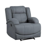 Camryn 3 Piece Reclining Living Room Set In Graphite Blue 9207Gpb*3 | Homelegance | Home Elegance USA