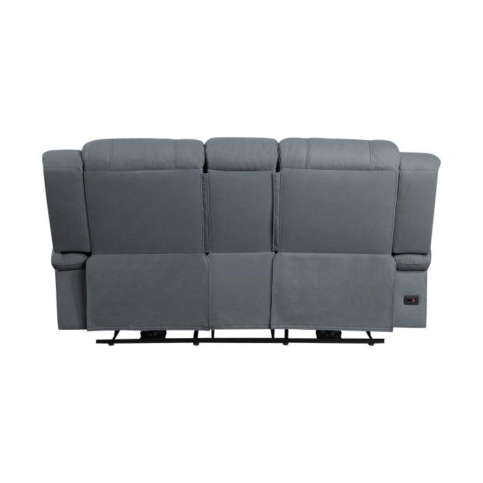 Camryn 3 Piece Power Double Reclining Living Room Set In Graphite Blue 9207Gpb*3Pw | Homelegance | Home Elegance USA