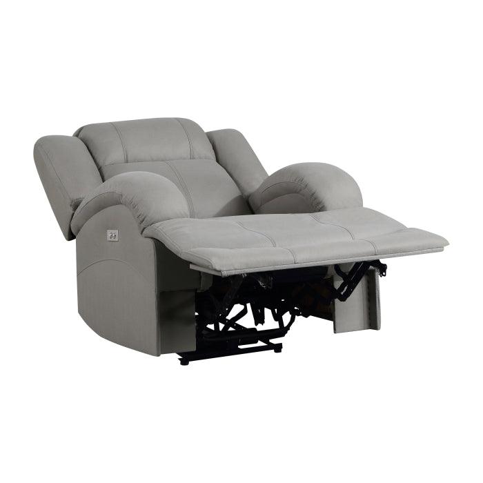Camryn Power Reclining Chair In Gray 9207Gry - 1Pw | Homelegance | Home Elegance USA
