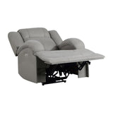 Camryn Power Reclining Chair In Gray 9207Gry - 1Pw | Homelegance | Home Elegance USA