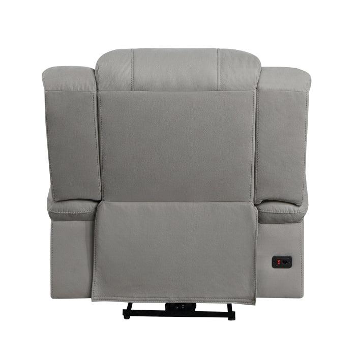 Camryn Power Reclining Chair In Gray 9207Gry - 1Pw | Homelegance | Home Elegance USA