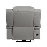 Camryn Power Reclining Chair In Gray 9207Gry - 1Pw | Homelegance | Home Elegance USA