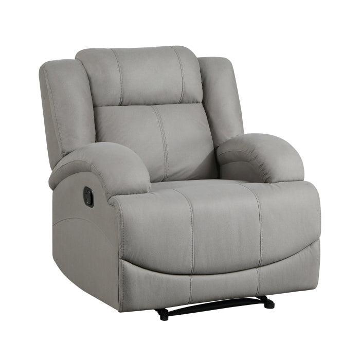 Camryn 3 Piece Double Reclining Living Room Set In Gray 9207Gry*3 | Homelegance | Home Elegance USA