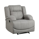 Camryn 3 Piece Double Reclining Living Room Set In Gray 9207Gry*3 | Homelegance | Home Elegance USA