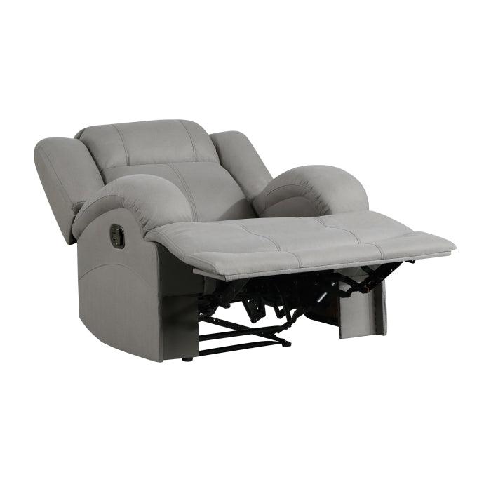 Camryn 3 Piece Double Reclining Living Room Set In Gray 9207Gry*3 | Homelegance | Home Elegance USA