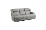 Camryn 2 Piece Power Double Reclining Sofa Set In Gray 9207Gry*2Pw | Homelegance | Home Elegance USA