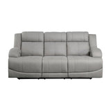 Camryn Power Double Reclining Sofa In Gray 9207Gry - 3Pw | Homelegance | Home Elegance USA