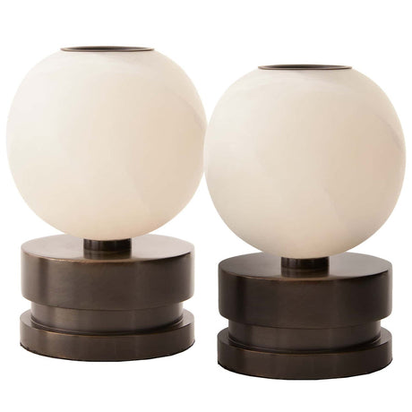 Arteriors Pluto Candleholder Set Of 2 | Arteriors | Home Elegance USA