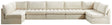 Jacob - Modular Sectional 7 Piece - Cream