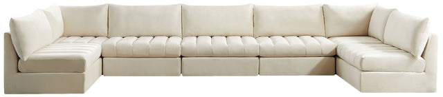 Jacob - Modular Sectional 7 Piece - Cream - Home Elegance USA