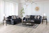 Sonora - Sofa & Loveseat - Dark Navy - Home Elegance USA