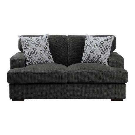 Homelegance - Rivermeade Love Seat In Gray - 9318Cbn-2