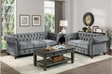 Homelegance - Welwyn 2 Piece Sofa Set In Dark Gray - 9326Dg-3-2