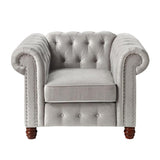 Homelegance - Welwyn Chair In Gray - 9326Gy-1