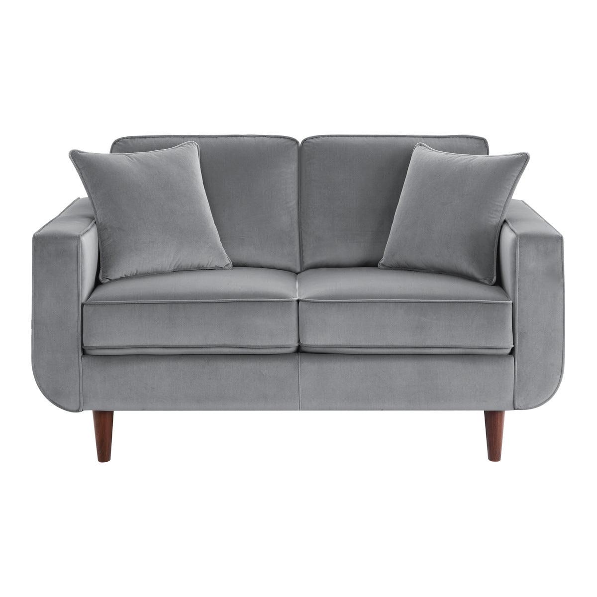 Homelegance - Rand 2 Piece Living Room Set In Gray - 9329Gy-3-2
