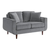 Homelegance - Rand 2 Piece Living Room Set In Gray - 9329Gy-3-2