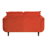 Homelegance - Rand 2 Piece Living Room Set In Orange - 9329Rn*2