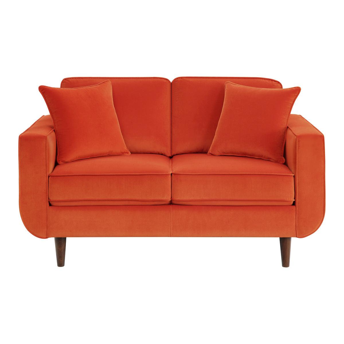 Homelegance - Rand 3 Piece Living Room Set In Orange - 9329Rn-3-2-5