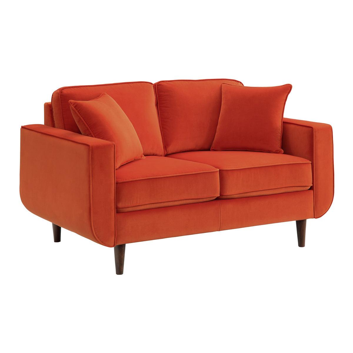 Homelegance - Rand 3 Piece Living Room Set In Orange - 9329Rn-3-2-5