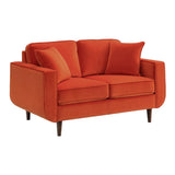 Homelegance - Rand 3 Piece Living Room Set In Orange - 9329Rn-3-2-5