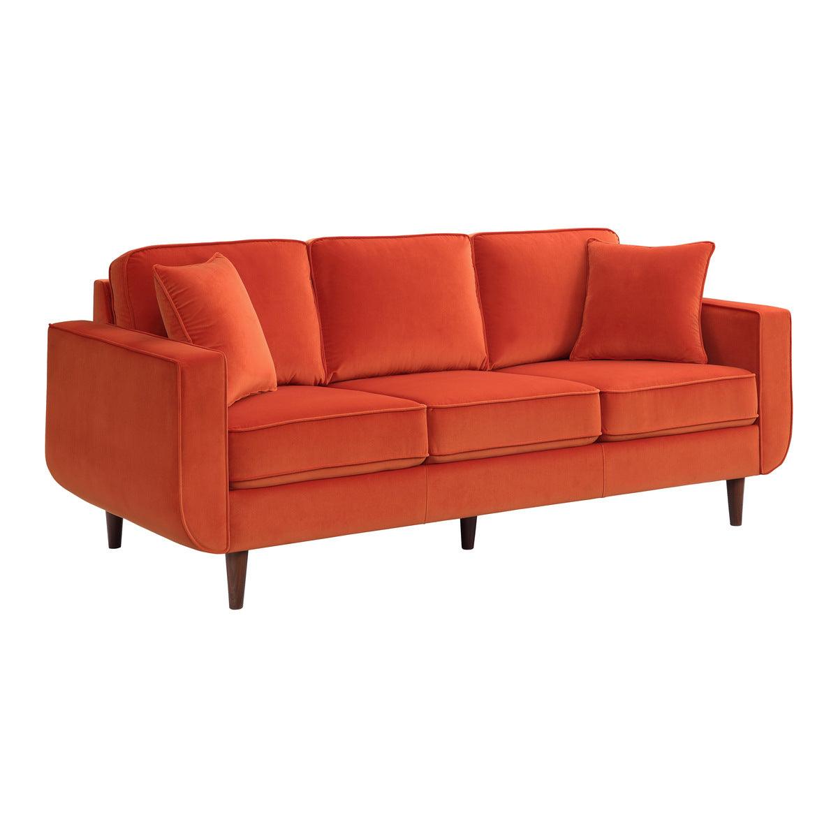 Homelegance - Rand 3 Piece Living Room Set In Orange - 9329Rn-3-2-5