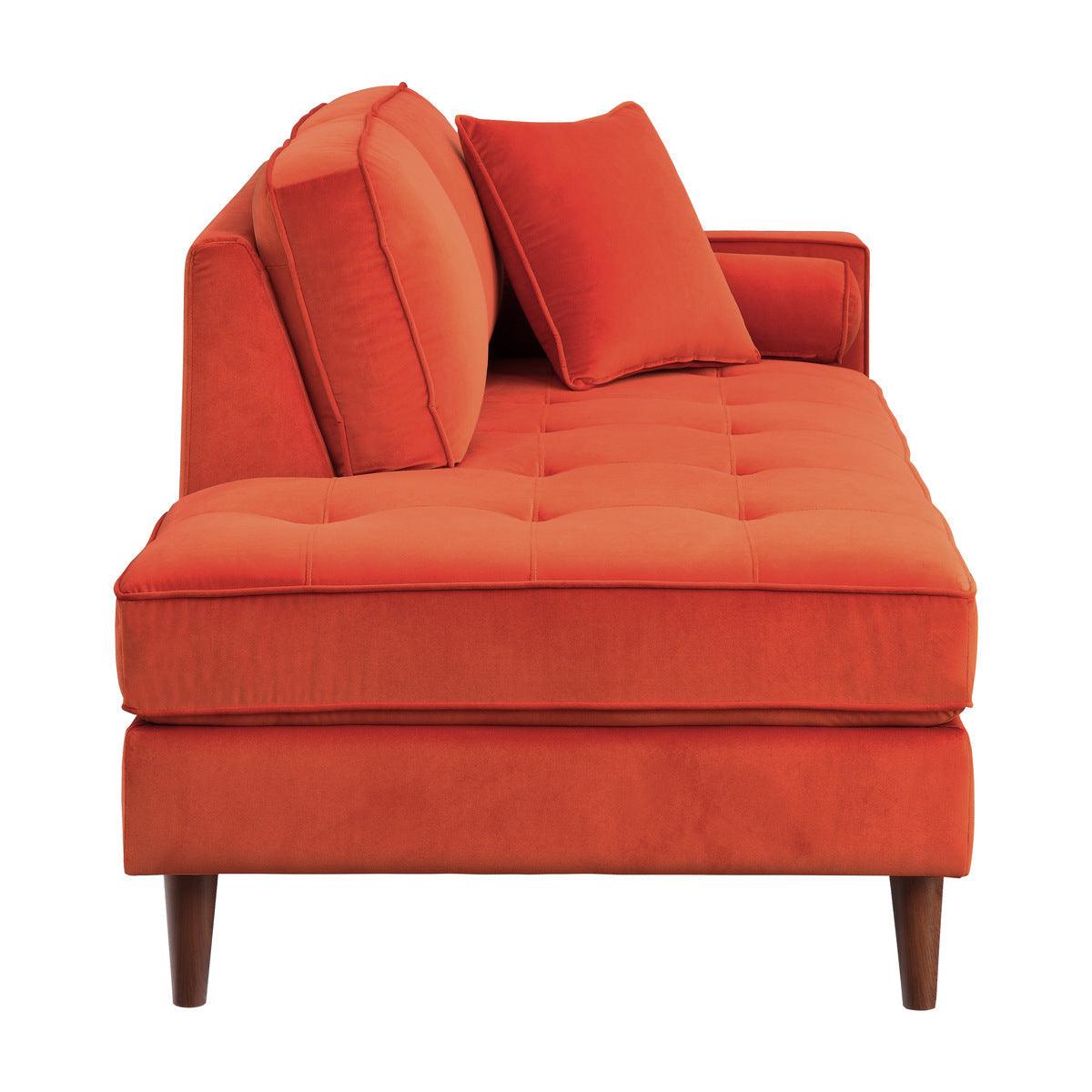 Homelegance - Rand 3 Piece Living Room Set In Orange - 9329Rn-3-2-5