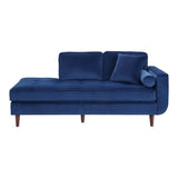 Homelegance - Rand Chaise In Navy - 9329Bu-5