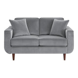 Homelegance - Rand Love Seat In Gray - 9329Gy-2