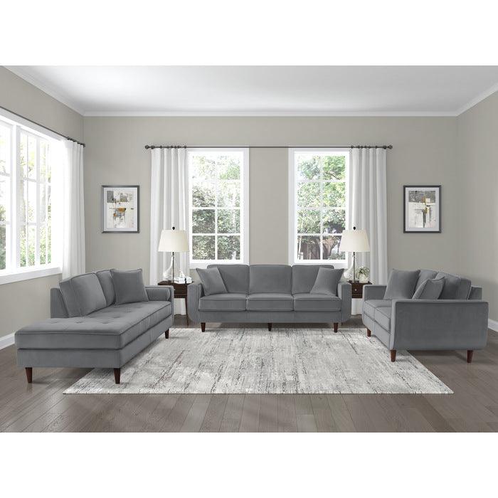 Homelegance - Rand 3 Piece Living Room Set In Gray - 9329Gy-3-2-5