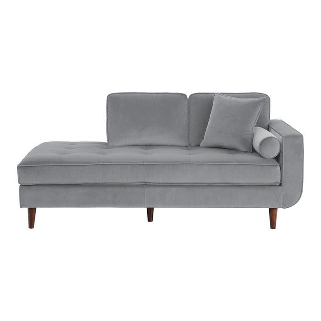 Homelegance - Rand Chaise In Gray - 9329Gy-5