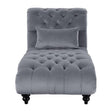 Rosalie Chaise In Dark Gray 9330Dg-5 | Homelegance