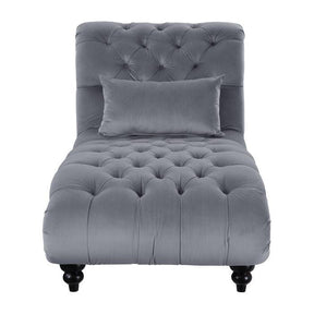 Rosalie Chaise In Dark Gray 9330Dg-5 | Homelegance