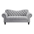 Rosalie Love Seat In Light Gray 9330Gy-2 | Homelegance