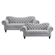 Rosalie 2 Piece Sofa Set In Light Gray 9330Gy*2 | Homelegance