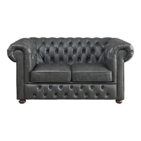 Homelegance - Tiverton Love Seat In Gray - 9335Gry-2
