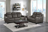 Homelegance - Conrad 2 Piece Double Reclining Sofa Set In Grayish Brown - 9337Gb*2Pw