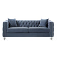 Orina Sofa In Blue 9349Dbu-3 | Homelegance