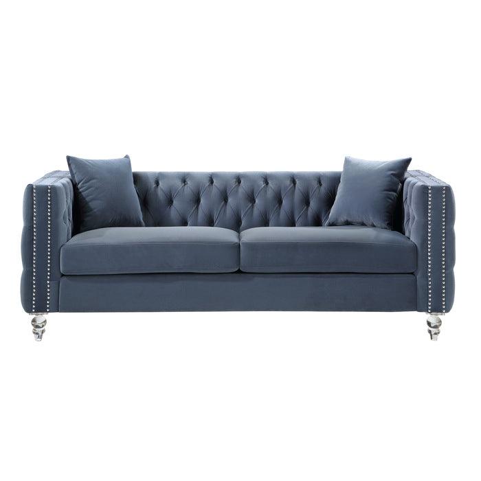 Homelegance - Orina Sofa In Blue - 9349Dbu-3