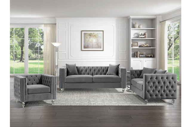 Rina Occ 80613 RHINO GREY 3 PIECE OCCASIONAL SET, 7 Day Furniture