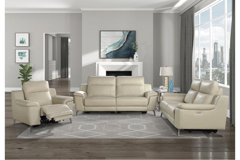 Antonio 3 Piece Reclining Living Room Set In Beige 9360Beg - 3 - 2 - 1 | Homelegance | Home Elegance USA