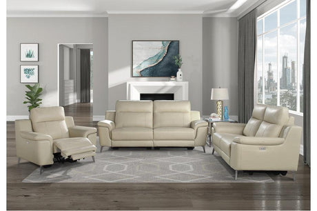 Antonio 3 Piece Reclining Living Room Set In Beige 9360Beg - 3 - 2 - 1 | Homelegance | Home Elegance USA