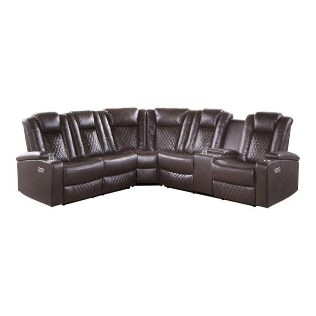 Caelan 3 - Piece Reclining Sectional 9366Db*Sc | Homelegance | Home Elegance USA