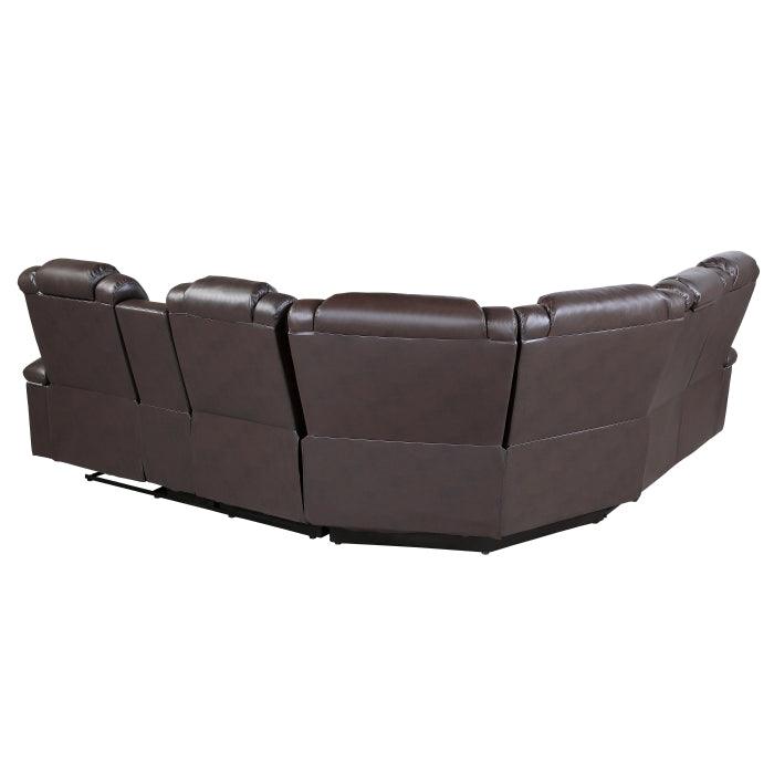 Caelan 3 - Piece Reclining Sectional 9366Db*Sc | Homelegance | Home Elegance USA