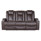 Caelan Power Double Reclining Sofa 9366Db - 3Pwh | Homelegance | Home Elegance USA